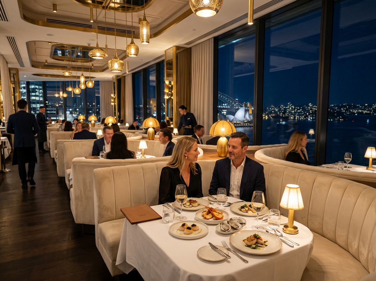 Fine dining at Aurum Reef
